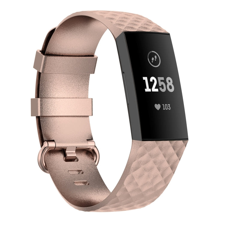 Color Buckle TPU Wrist Strap Watch Band for Fitbit Charge 4 / Charge 3 / Charge 3 SE, Size: S, Size: L