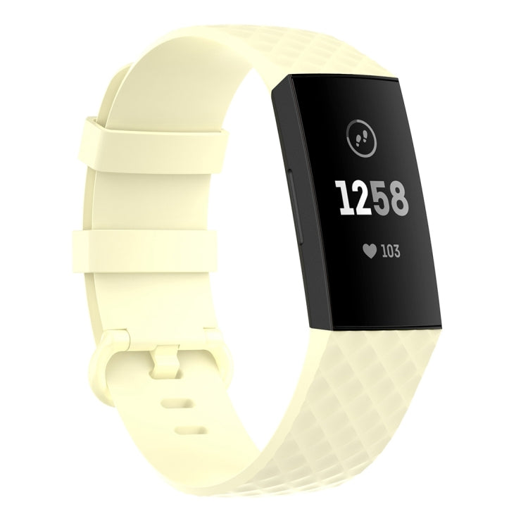 Color Buckle TPU Wrist Strap Watch Band for Fitbit Charge 4 / Charge 3 / Charge 3 SE, Size: S, Size: L