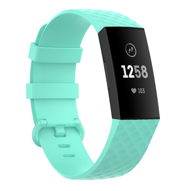 Color Buckle TPU Wrist Strap Watch Band for Fitbit Charge 4 / Charge 3 / Charge 3 SE, Size: S, Size: L