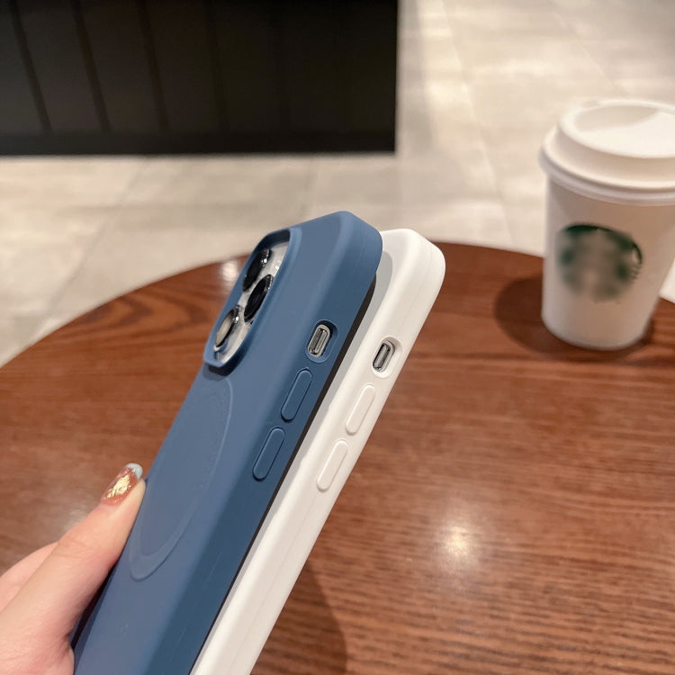 جراب هاتف مغناطيسي من السيليكون من ماج سيف، لهاتف iPhone 12 Pro Max