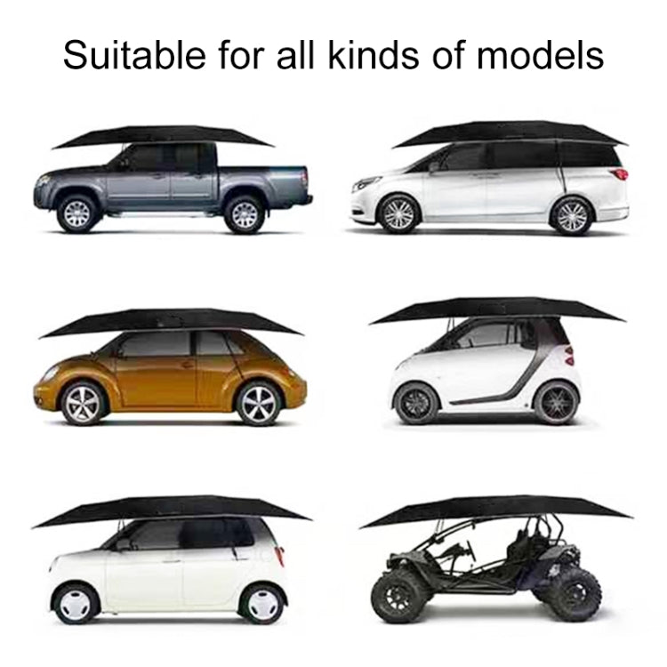 Semi-automatic Awning Tent Car Smart Insulated Cover Outdoor Waterproof Folded Portable Canopy Cover Shelter, 4.2 x 2.1m(Semi-automatic), 4.5 x 2.3m(Semi-automatic), 4.9 x 2.3m(Semi-automatic)