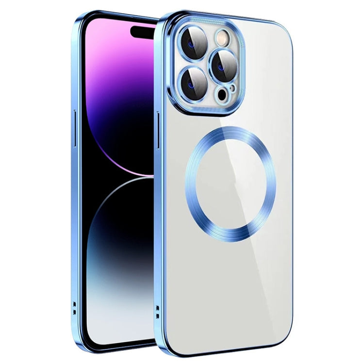 جراب هاتف من مادة TPU مطلي بالكهرباء MagSafe مع غشاء عدسة، لهاتف iPhone 14، وiPhone 14 Pro، وiPhone 14 Plus، وiPhone 14 Pro Max، وiPhone 13، وiPhone 13 Pro