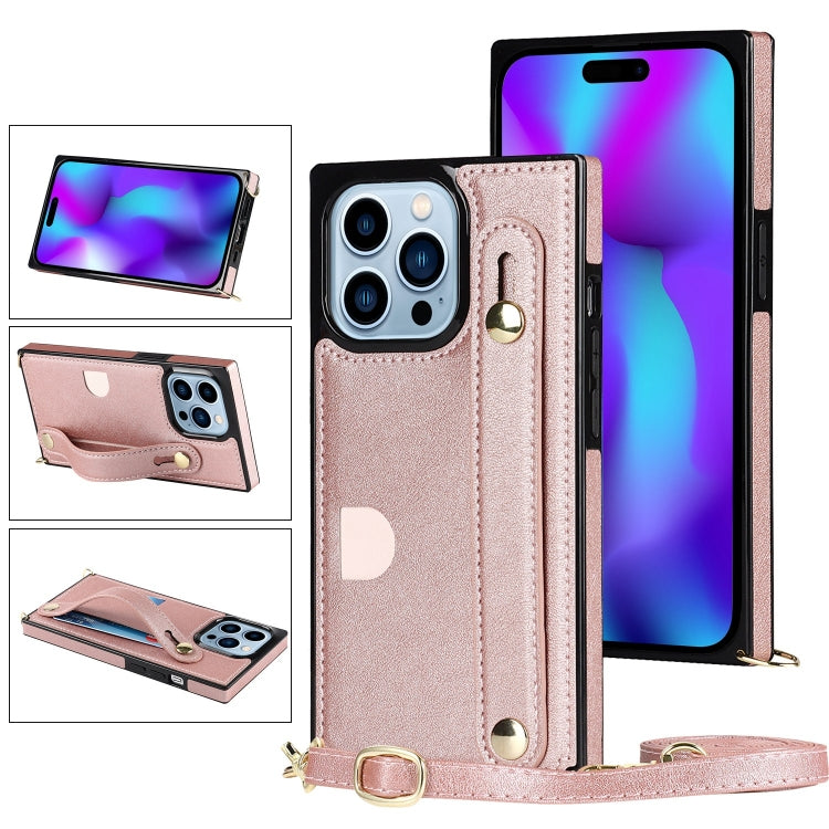 Crossbody Wrist Strap Card Holder Phone Case, For iPhone 14, For iPhone 14 Plus, For iPhone 14 Pro, For iPhone 14 Pro Max