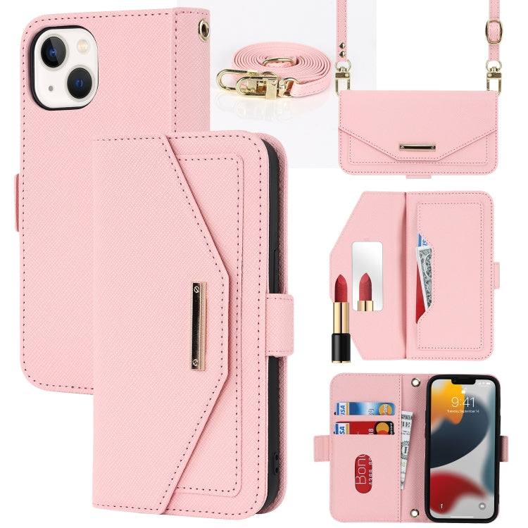 Cross Texture Lanyard Leather Phone Case, For iPhone 12 mini, For iPhone 11 Pro Max, For iPhone 11 Pro, For iPhone 8 Plus / 7 Plus, For iPhone 13, For iPhone 11, For iPhone XR, For iPhone SE 2022 / SE 2020 / 8 / 7