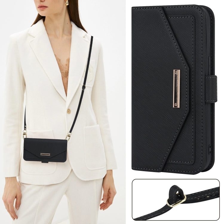 Cross Texture Lanyard Leather Phone Case, For iPhone 12 mini, For iPhone 11 Pro Max, For iPhone 11 Pro, For iPhone 8 Plus / 7 Plus, For iPhone 13, For iPhone 11, For iPhone XR, For iPhone SE 2022 / SE 2020 / 8 / 7