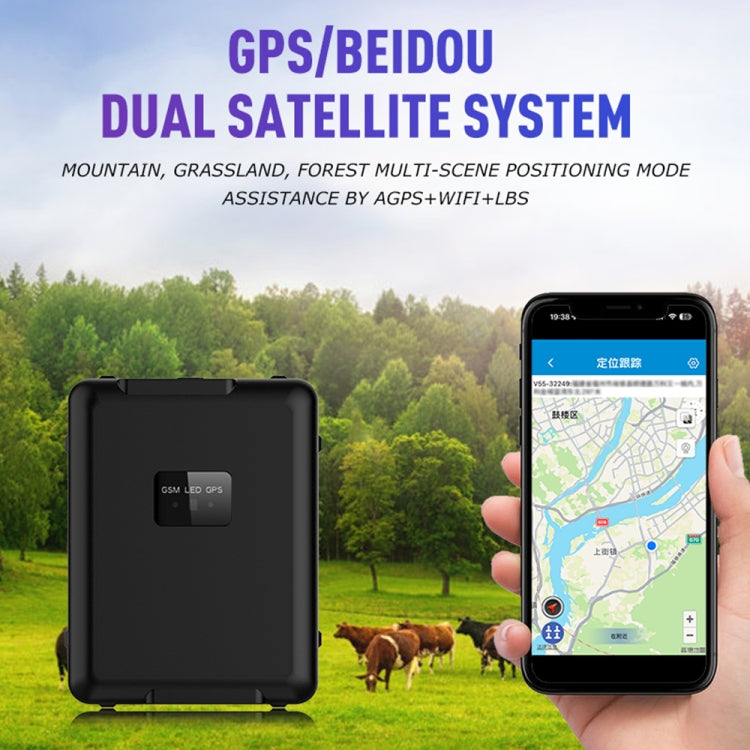 جهاز تعقب الماشية متعدد الوظائف ومقاوم للماء، V55 30000 مللي أمبير/ساعة، V55 20000 مللي أمبير/ساعة