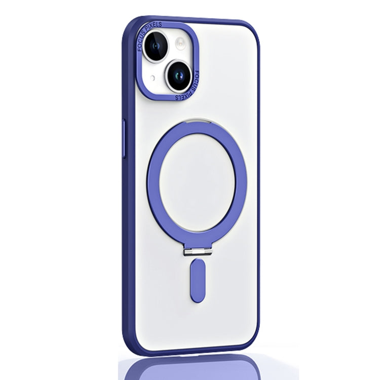 جراب هاتف واقٍ مقاوم للصدمات من Skin Feel MagSafe مع حامل، لهاتف iPhone 14، وiPhone 14 Plus، وiPhone 14 Pro، وiPhone 14 Pro Max