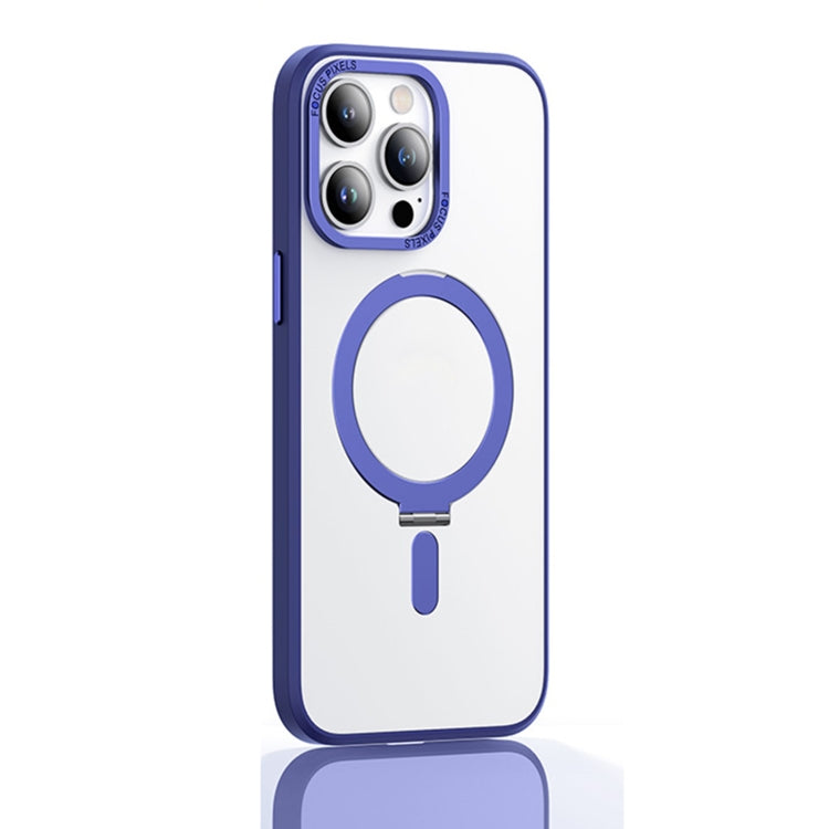 جراب هاتف واقٍ مقاوم للصدمات من Skin Feel MagSafe مع حامل، لهاتف iPhone 14، وiPhone 14 Plus، وiPhone 14 Pro، وiPhone 14 Pro Max