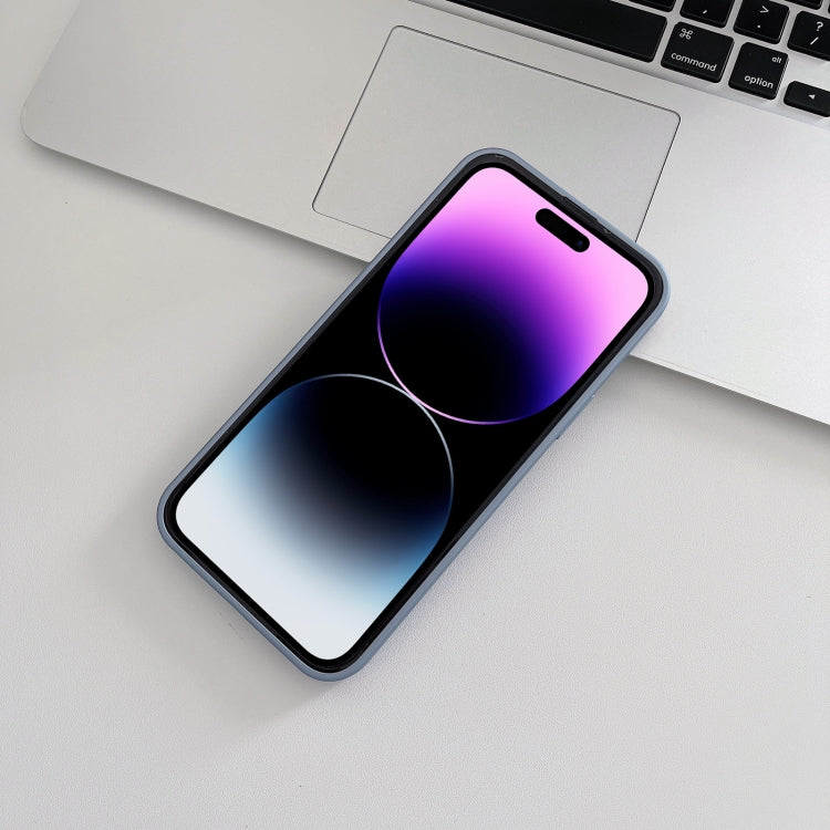 جراب هاتف زجاجي مقسّى من الجلد لهاتف iPhone 11