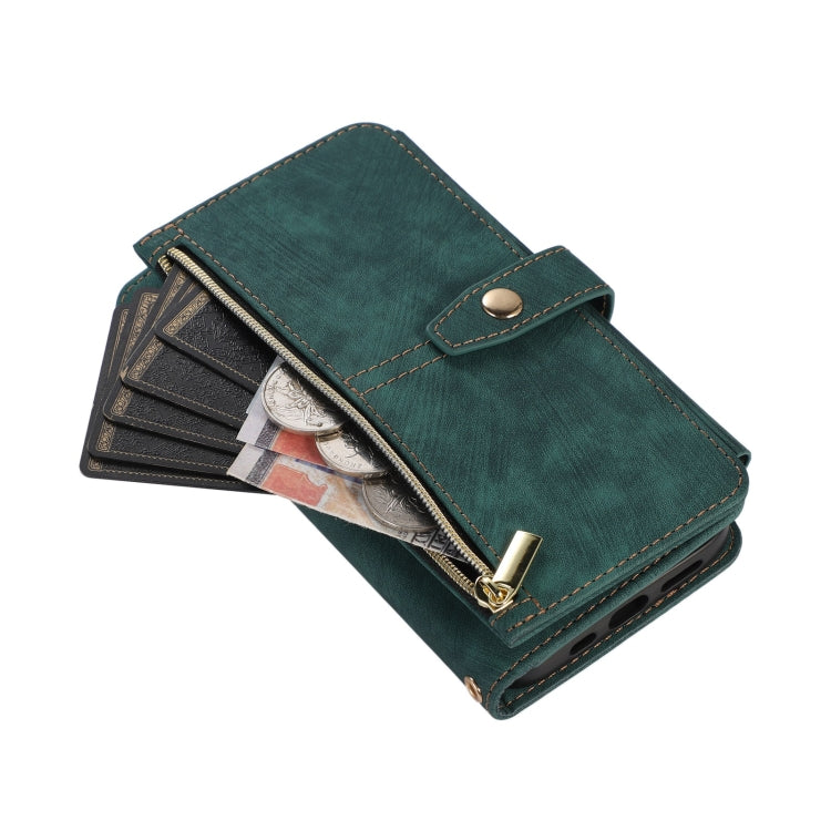 Dream 9-Card Wallet Zipper Bag Leather Phone Case, For iPhone 12, For iPhone 12 Pro, For iPhone 12 Pro Max, For iPhone 11, For iPhone 11 Pro, For iPhone 11 Pro Max, For iPhone X / XS, For iPhone XR