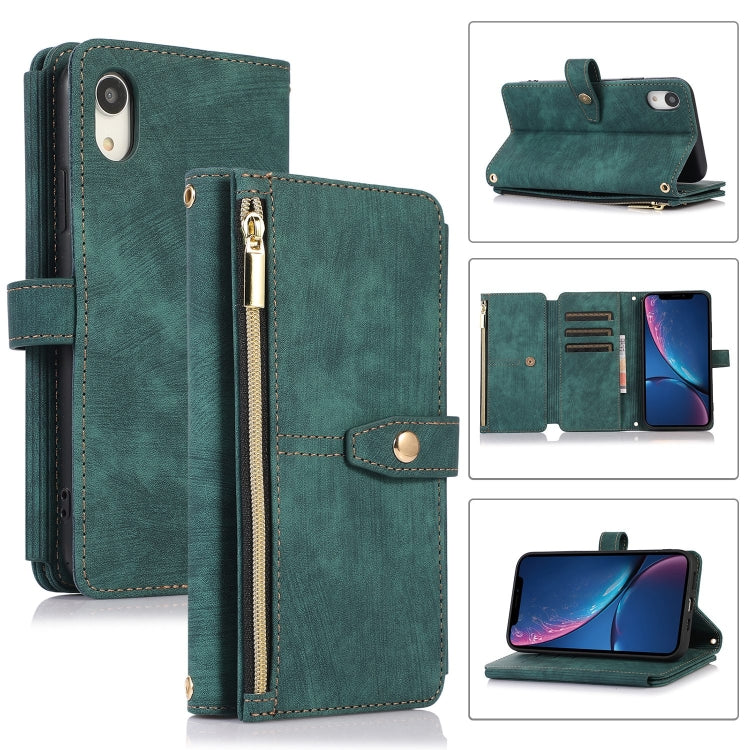 Dream 9-Card Wallet Zipper Bag Leather Phone Case, For iPhone 12, For iPhone 12 Pro, For iPhone 12 Pro Max, For iPhone 11, For iPhone 11 Pro, For iPhone 11 Pro Max, For iPhone X / XS, For iPhone XR