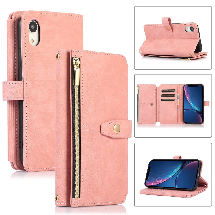 Dream 9-Card Wallet Zipper Bag Leather Phone Case, For iPhone 12, For iPhone 12 Pro, For iPhone 12 Pro Max, For iPhone 11, For iPhone 11 Pro, For iPhone 11 Pro Max, For iPhone X / XS, For iPhone XR
