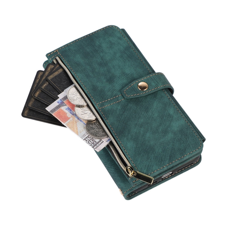 Dream 9-Card Wallet Zipper Bag Leather Phone Case, For iPhone XS Max, For iPhone SE 2022 / 2020 / 7 / 8, For iPhone 7 Plus / 8 Plus