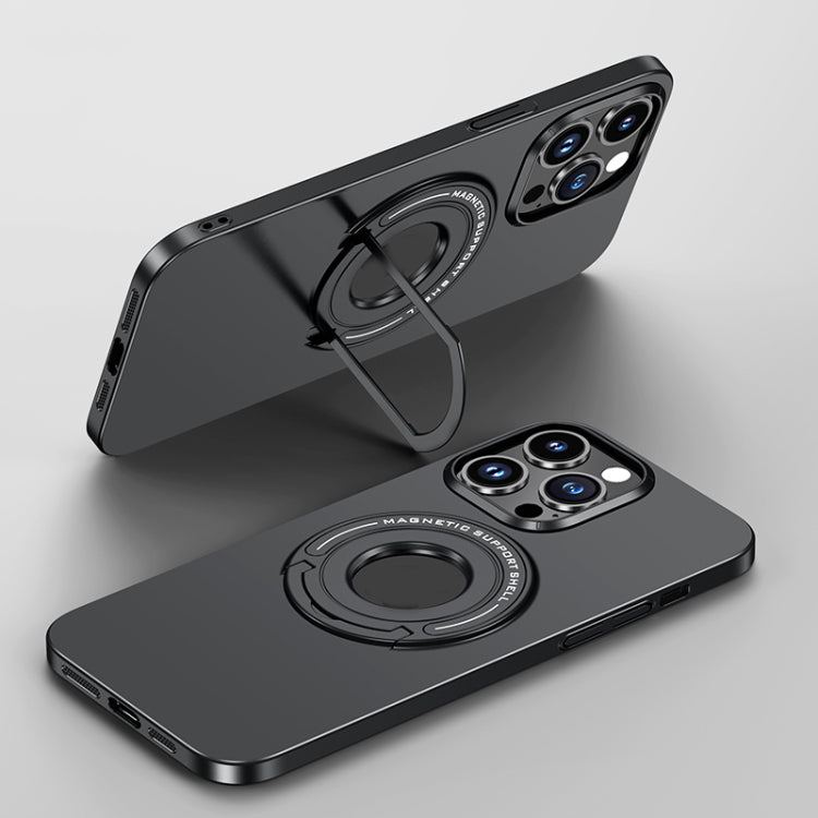 Matte Magsafe Magnetic Phone Case with Trolley Holder, For iPhone 14, For iPhone 14 Pro, For iPhone 14 Pro Max, For iPhone 14 Plus, For iPhone 13, For iPhone 13 Pro, For iPhone 13 Pro Max