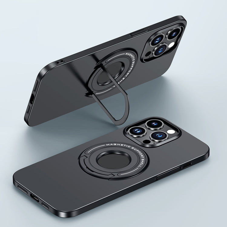 Matte Magsafe Magnetic Phone Case with Trolley Holder, For iPhone 14, For iPhone 14 Pro, For iPhone 14 Pro Max, For iPhone 14 Plus, For iPhone 13, For iPhone 13 Pro, For iPhone 13 Pro Max