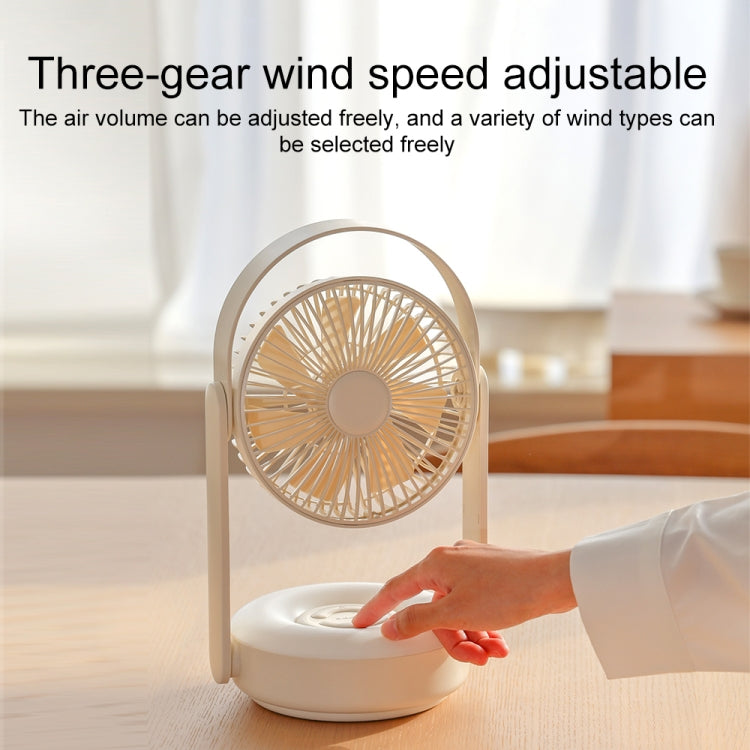 WT-F62 Outdoor Portable USB Charging Air Cooling Fan with LED Night Lamp