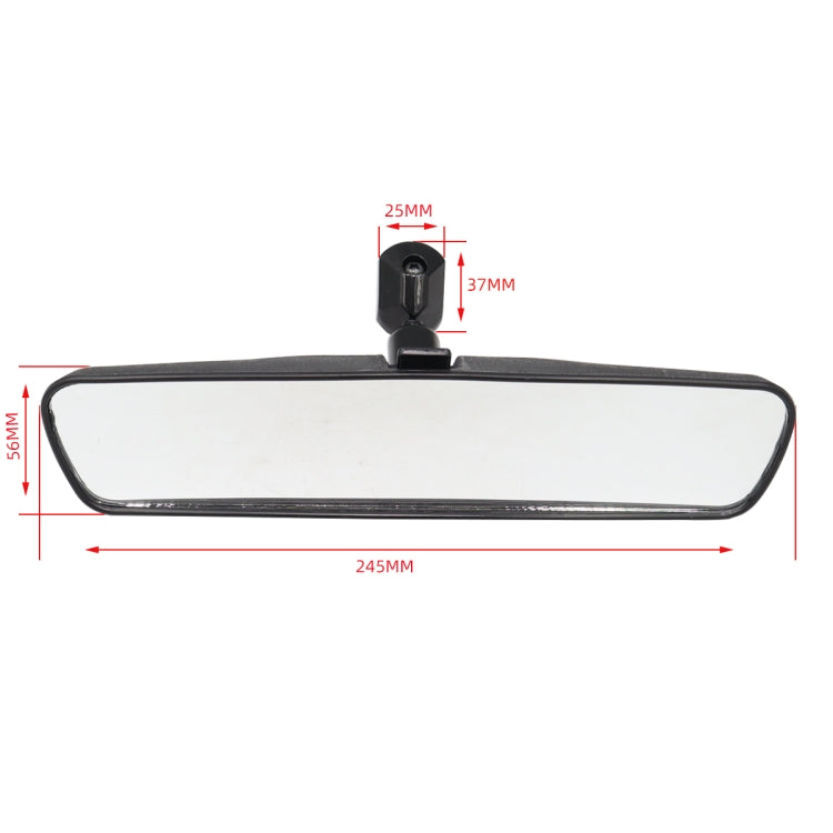 10 inch Car Modified Large Field View Reflective Auxiliary Rearview Mirror, 10 inch