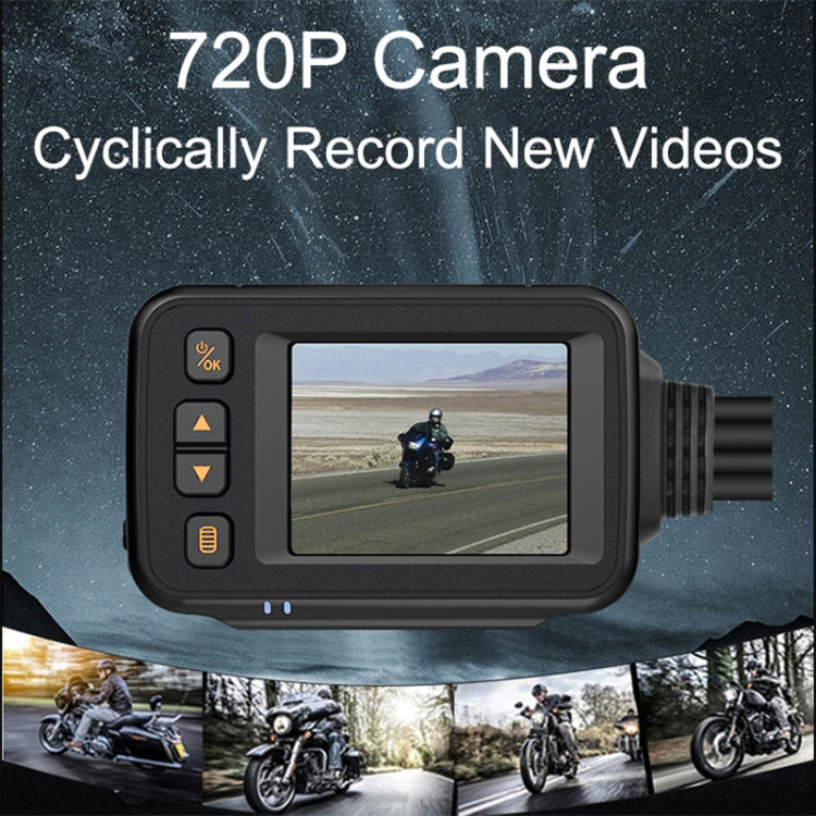 SE30 2.0 inch 1080P Waterproof HD Motorcycle DVR, Support TF Card / Cycling Video / Parking Monitoring, SE30