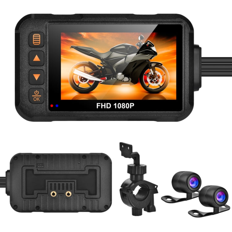 SE60 3.0 inch 1080P Waterproof HD Motorcycle DVR, Support TF Card / Cycling Video / Parking Monitoring, SE60