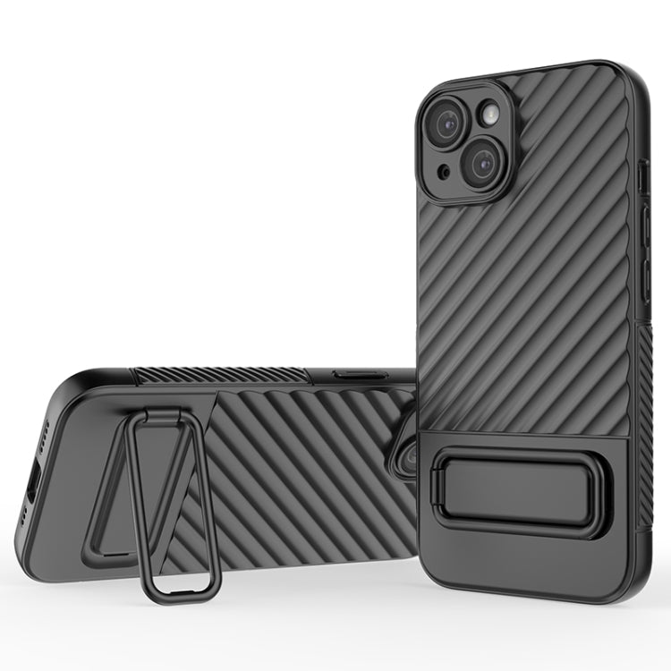 Wavy Texture TPU Phone Case with Lens Film, For iPhone 14, For iPhone 15 Pro Max, For iPhone 14 Plus, For iPhone 15 Pro, For iPhone 15 Plus, For iPhone 14 Pro, For iPhone 14 Pro Max, For iPhone 15