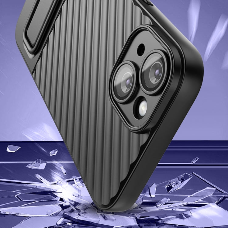 Wavy Texture TPU Phone Case with Lens Film, For iPhone 14, For iPhone 15 Pro Max, For iPhone 14 Plus, For iPhone 15 Pro, For iPhone 15 Plus, For iPhone 14 Pro, For iPhone 14 Pro Max, For iPhone 15