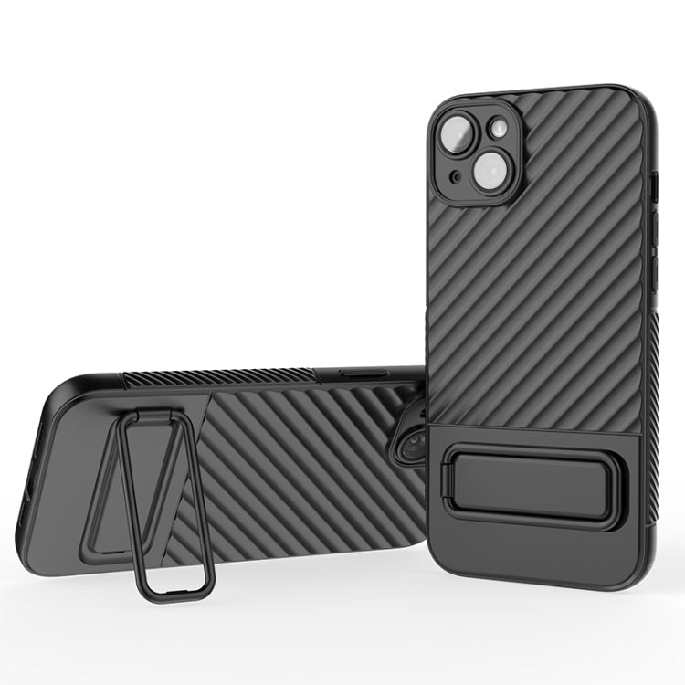 Wavy Texture TPU Phone Case with Lens Film, For iPhone 14, For iPhone 15 Pro Max, For iPhone 14 Plus, For iPhone 15 Pro, For iPhone 15 Plus, For iPhone 14 Pro, For iPhone 14 Pro Max, For iPhone 15