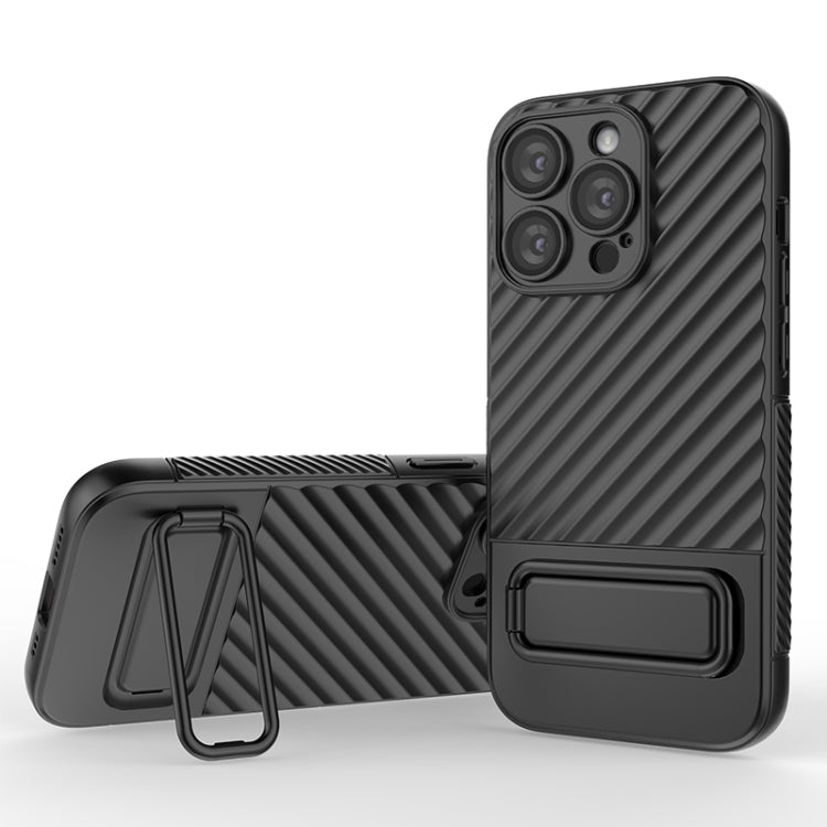 Wavy Texture TPU Phone Case with Lens Film, For iPhone 14, For iPhone 15 Pro Max, For iPhone 14 Plus, For iPhone 15 Pro, For iPhone 15 Plus, For iPhone 14 Pro, For iPhone 14 Pro Max, For iPhone 15