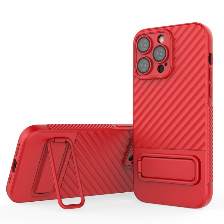Wavy Texture TPU Phone Case with Lens Film, For iPhone 14, For iPhone 15 Pro Max, For iPhone 14 Plus, For iPhone 15 Pro, For iPhone 15 Plus, For iPhone 14 Pro, For iPhone 14 Pro Max, For iPhone 15