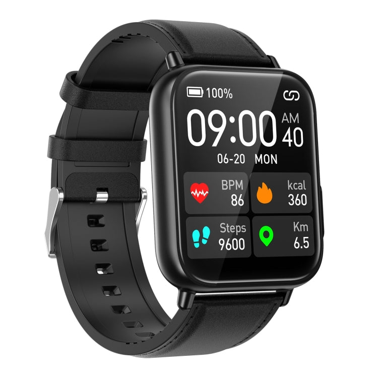 TK10 1.91 inch IP68 Waterproof Leather Band Smart Watch Supports AI Medical Diagnosis/ Blood Oxygen / Body Temperature Monitoring