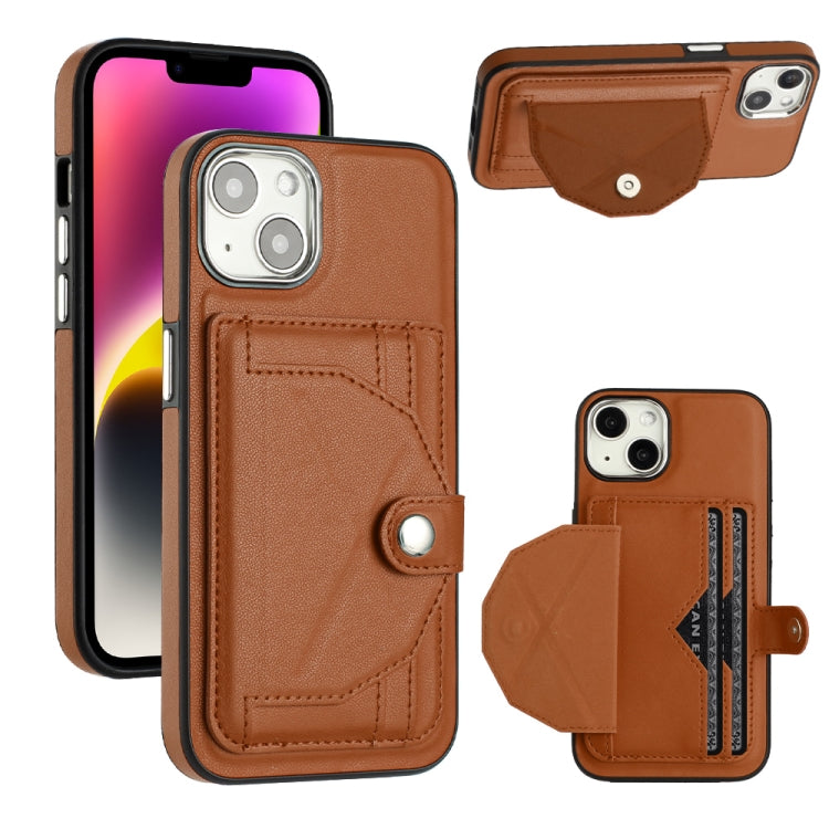 Shockproof Leather Phone Case with Card Holder, For iPhone 14, For iPhone 15 Pro Max, For iPhone 15 Pro, For iPhone 14 Plus, For iPhone 14 Pro, For iPhone 15 Plus, For iPhone 15, For iPhone 14 Pro Max