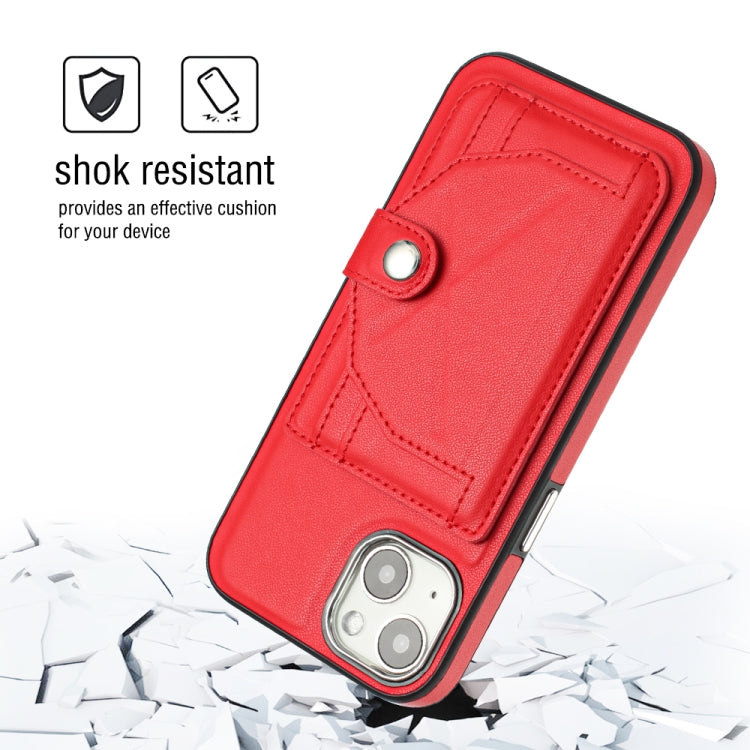 Shockproof Leather Phone Case with Card Holder, For iPhone 13, For iPhone 13 Pro, For iPhone 13 Pro Max, For iPhone 12 / 12 Pro, For iPhone 12 Pro Max, For iPhone 11, For iPhone 11 Pro, For iPhone 11 Pro Max
