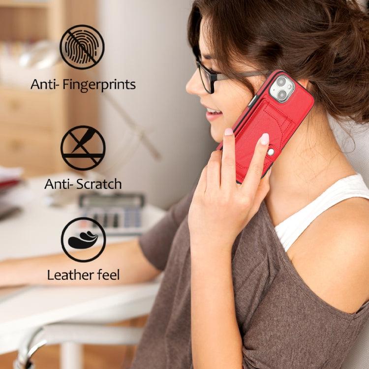 Shockproof Leather Phone Case with Card Holder, For iPhone 13, For iPhone 13 Pro, For iPhone 13 Pro Max, For iPhone 12 / 12 Pro, For iPhone 12 Pro Max, For iPhone 11, For iPhone 11 Pro, For iPhone 11 Pro Max