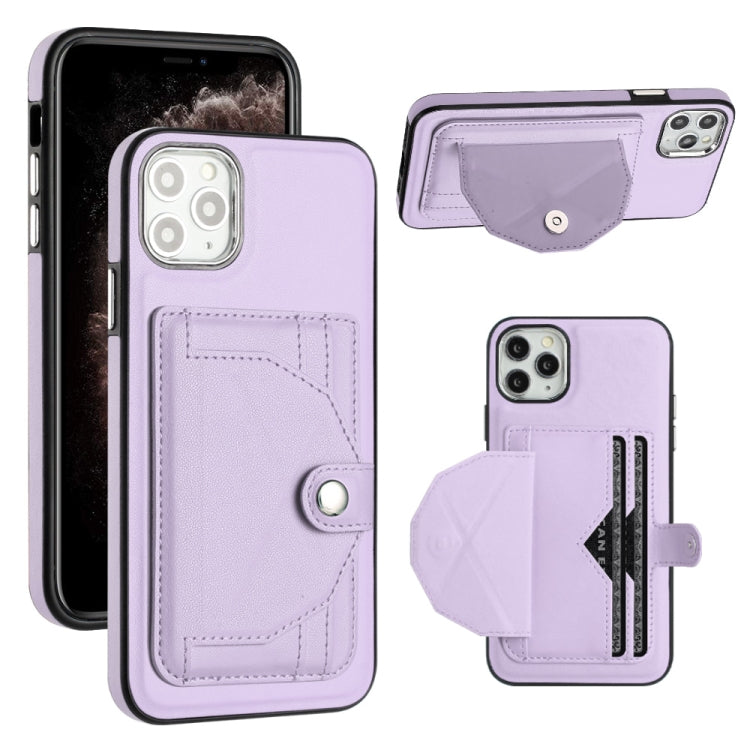 Shockproof Leather Phone Case with Card Holder, For iPhone 13, For iPhone 13 Pro, For iPhone 13 Pro Max, For iPhone 12 / 12 Pro, For iPhone 12 Pro Max, For iPhone 11, For iPhone 11 Pro, For iPhone 11 Pro Max