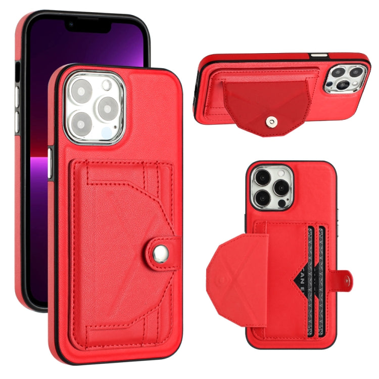 Shockproof Leather Phone Case with Card Holder, For iPhone 14, For iPhone 15 Pro Max, For iPhone 15 Pro, For iPhone 14 Plus, For iPhone 14 Pro, For iPhone 15 Plus, For iPhone 15, For iPhone 14 Pro Max
