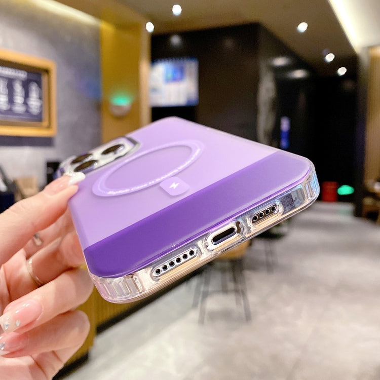 جراب هاتف مغناطيسي IMD MagSafe من البولي كربونات + TPU، مناسب لأجهزة iPhone 11 وiPhone 15 Pro Max وiPhone 15 Pro وiPhone 15 Plus وiPhone 15