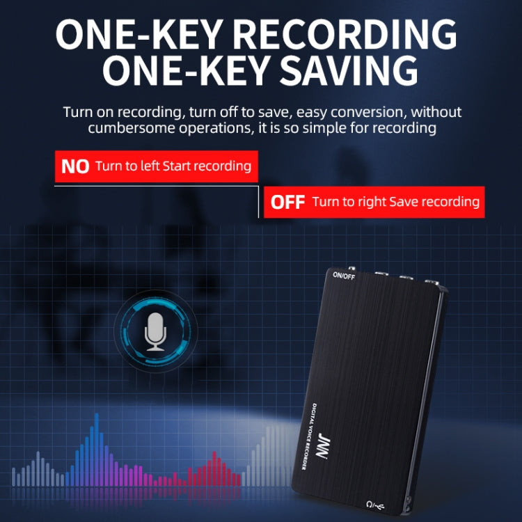 JNN M2 Ultra-thin HD Noise Reduction Intelligent Control Voice Voice Recorder