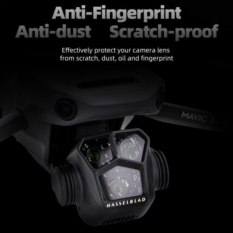 Sunnylife M3P-BHM578 مجموعتان من غشاء زجاجي مقوى عالي الدقة مقاوم للانفجار، Sunnylife لـ DJI Mavic 3 Pro