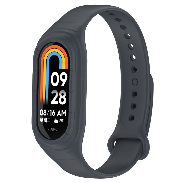 سوار ساعة بديل من السيليكون المتكامل، لساعة Xiaomi Mi Band 8