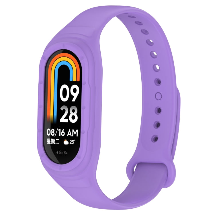 سوار ساعة بديل من السيليكون المتكامل، لساعة Xiaomi Mi Band 8