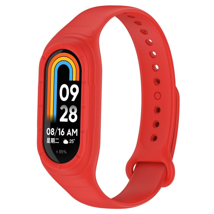 سوار ساعة بديل من السيليكون المتكامل، لساعة Xiaomi Mi Band 8