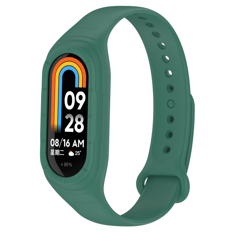 سوار ساعة بديل من السيليكون المتكامل، لساعة Xiaomi Mi Band 8