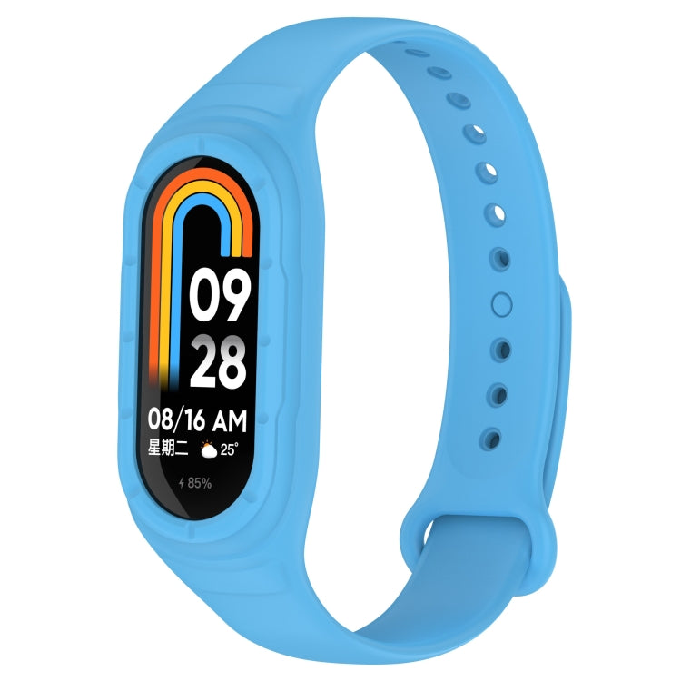 سوار ساعة بديل من السيليكون المتكامل، لساعة Xiaomi Mi Band 8