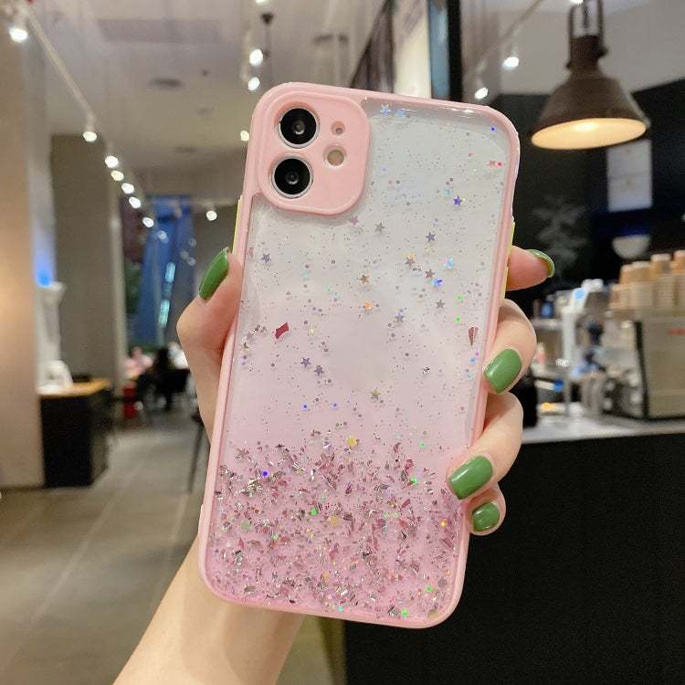 Starry Gradient Glitter Powder TPU Phone Case, For iPhone 12, For iPhone 12 Pro Max, For iPhone 12 Pro, For iPhone 12 mini, For iPhone 11 Pro Max, For iPhone 11, For iPhone 11 Pro, For iPhone XS / X