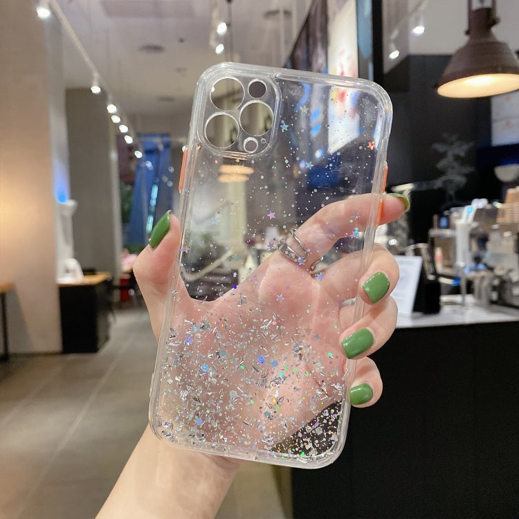 Starry Gradient Glitter Powder TPU Phone Case, For iPhone 12, For iPhone 12 Pro Max, For iPhone 12 Pro, For iPhone 12 mini, For iPhone 11 Pro Max, For iPhone 11, For iPhone 11 Pro, For iPhone XS / X