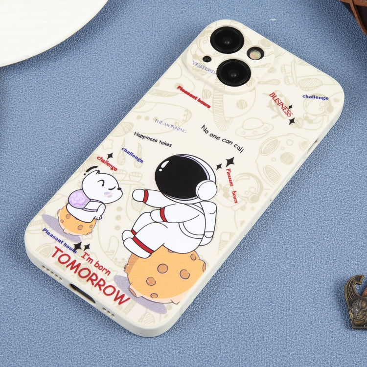 Astronaut Pattern Frosted TPU Phone Case, For iPhone XS / X, For iPhone XR, For iPhone XS Max, For iPhone 8 Plus / 7 Plus