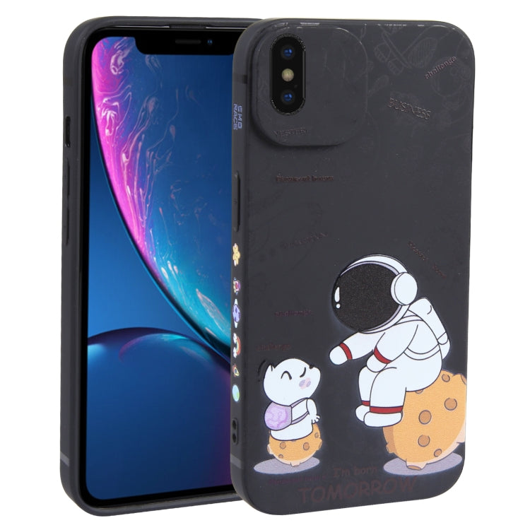 Astronaut Pattern Frosted TPU Phone Case, For iPhone XS / X, For iPhone XR, For iPhone XS Max, For iPhone 8 Plus / 7 Plus