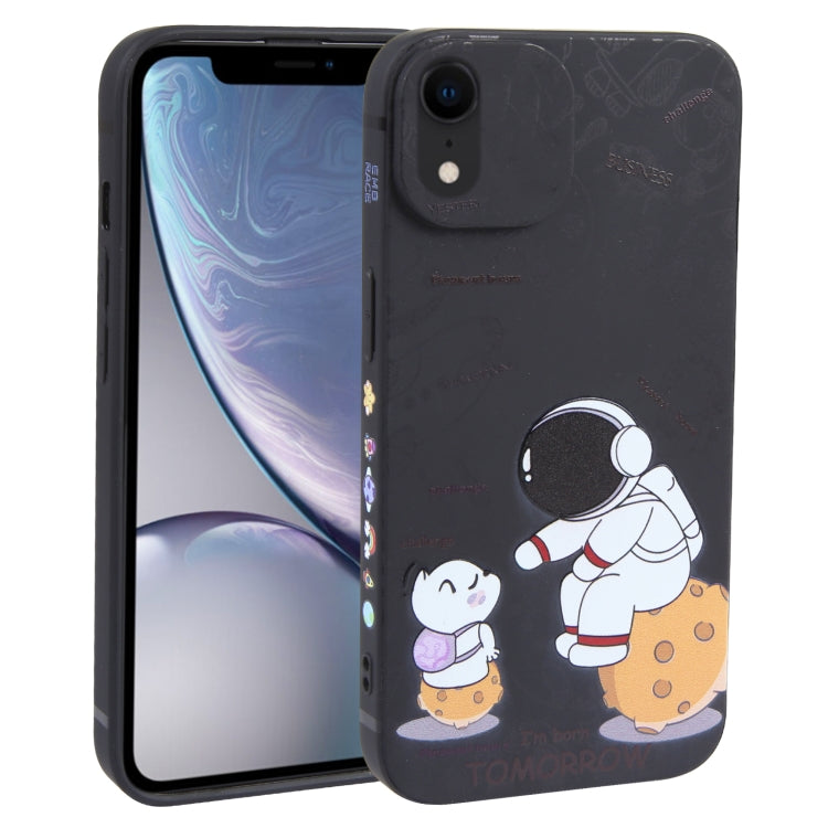 Astronaut Pattern Frosted TPU Phone Case, For iPhone XS / X, For iPhone XR, For iPhone XS Max, For iPhone 8 Plus / 7 Plus