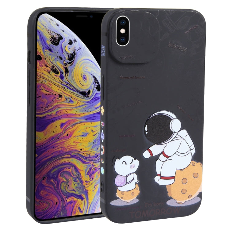 Astronaut Pattern Frosted TPU Phone Case, For iPhone XS / X, For iPhone XR, For iPhone XS Max, For iPhone 8 Plus / 7 Plus