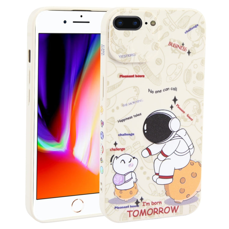Astronaut Pattern Frosted TPU Phone Case, For iPhone XS / X, For iPhone XR, For iPhone XS Max, For iPhone 8 Plus / 7 Plus