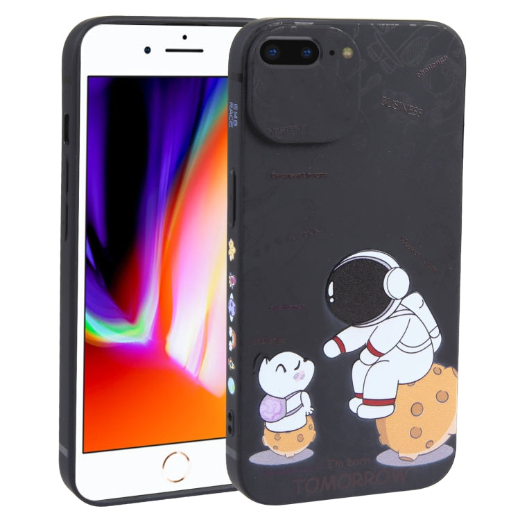 Astronaut Pattern Frosted TPU Phone Case, For iPhone XS / X, For iPhone XR, For iPhone XS Max, For iPhone 8 Plus / 7 Plus